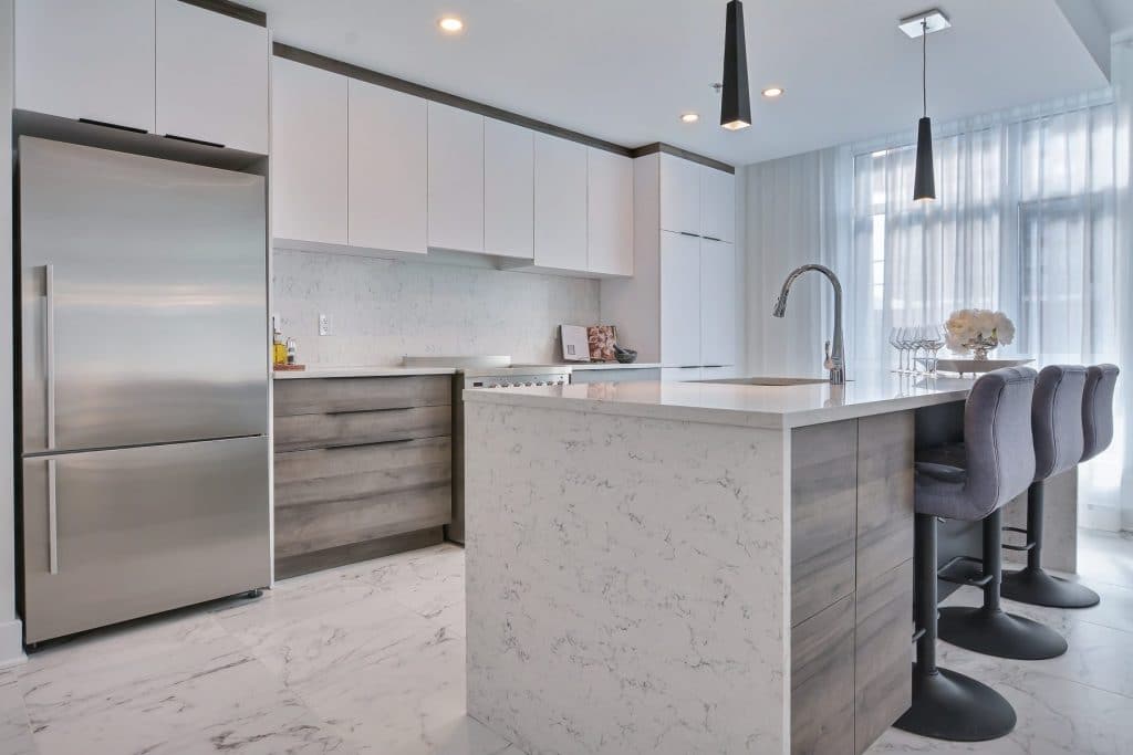 Cuisine des condos VIVA à Laval